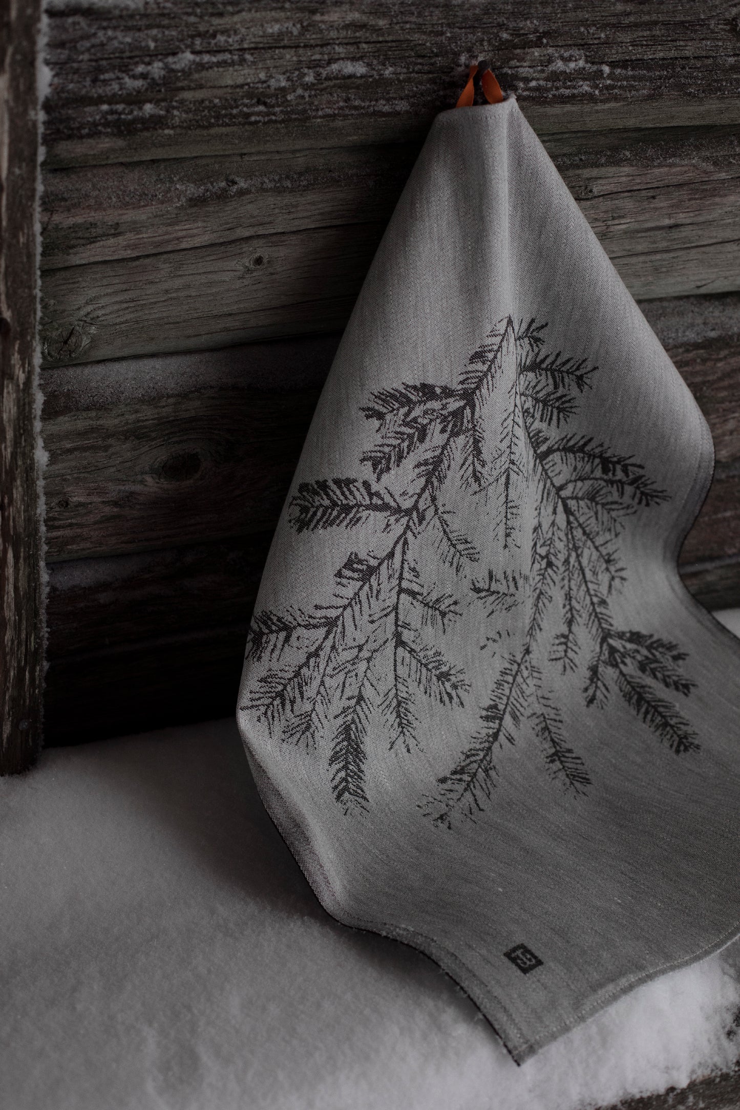 LAPUAN - HAVU BRANCHES HAND TOWEL - ORGANIC COTTON + LINEN