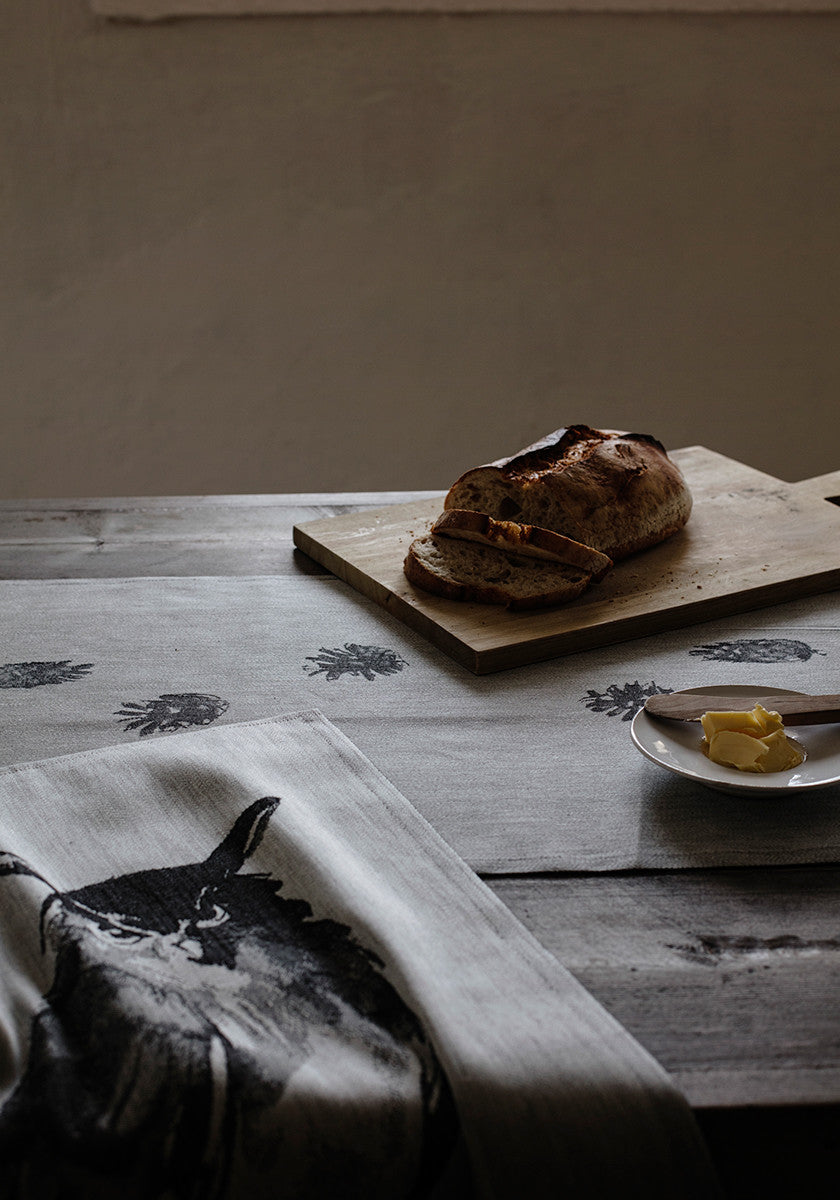 LAPUAN - HUUHKAJA OWL LINEN HAND TOWEL