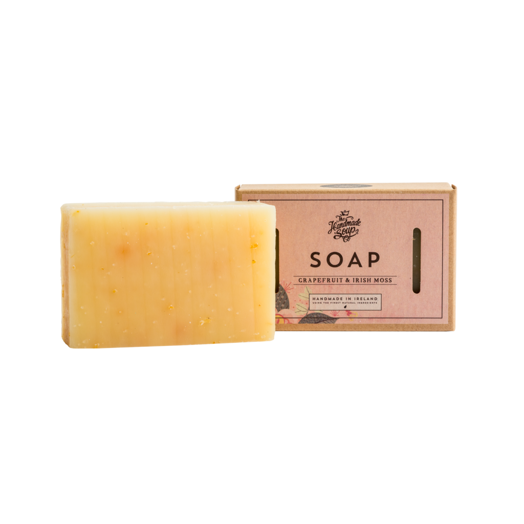 THE HANDMADE SOAP COMPANY - GRAPEFRUIT & IRISH MOSS SOAP