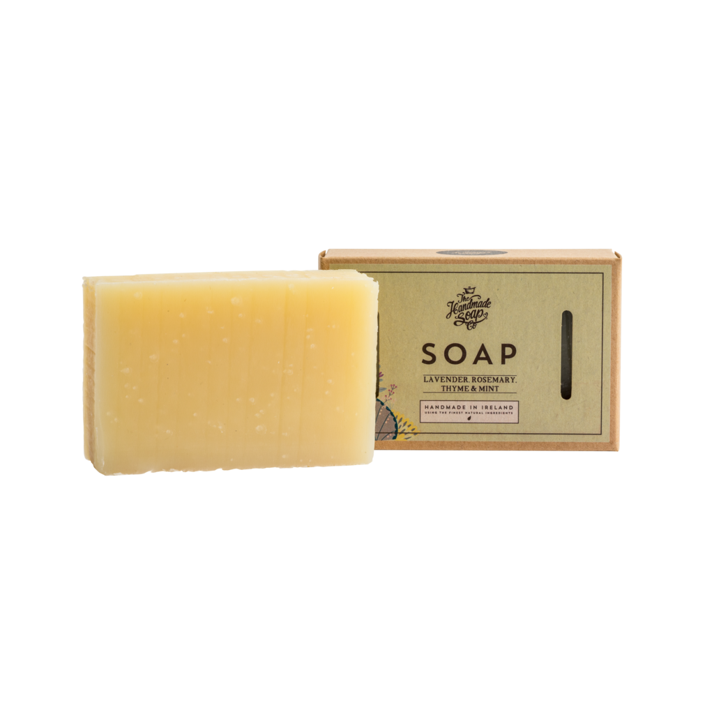 THE HANDMADE SOAP COMPANY - LAVENDER, ROSEMARY, THYME & MINT SOAP