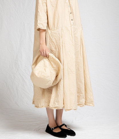ALBUM DI FAMIGLIA - ROBE COL TAILLEUR ROBE EN COTON LÉGER TC
