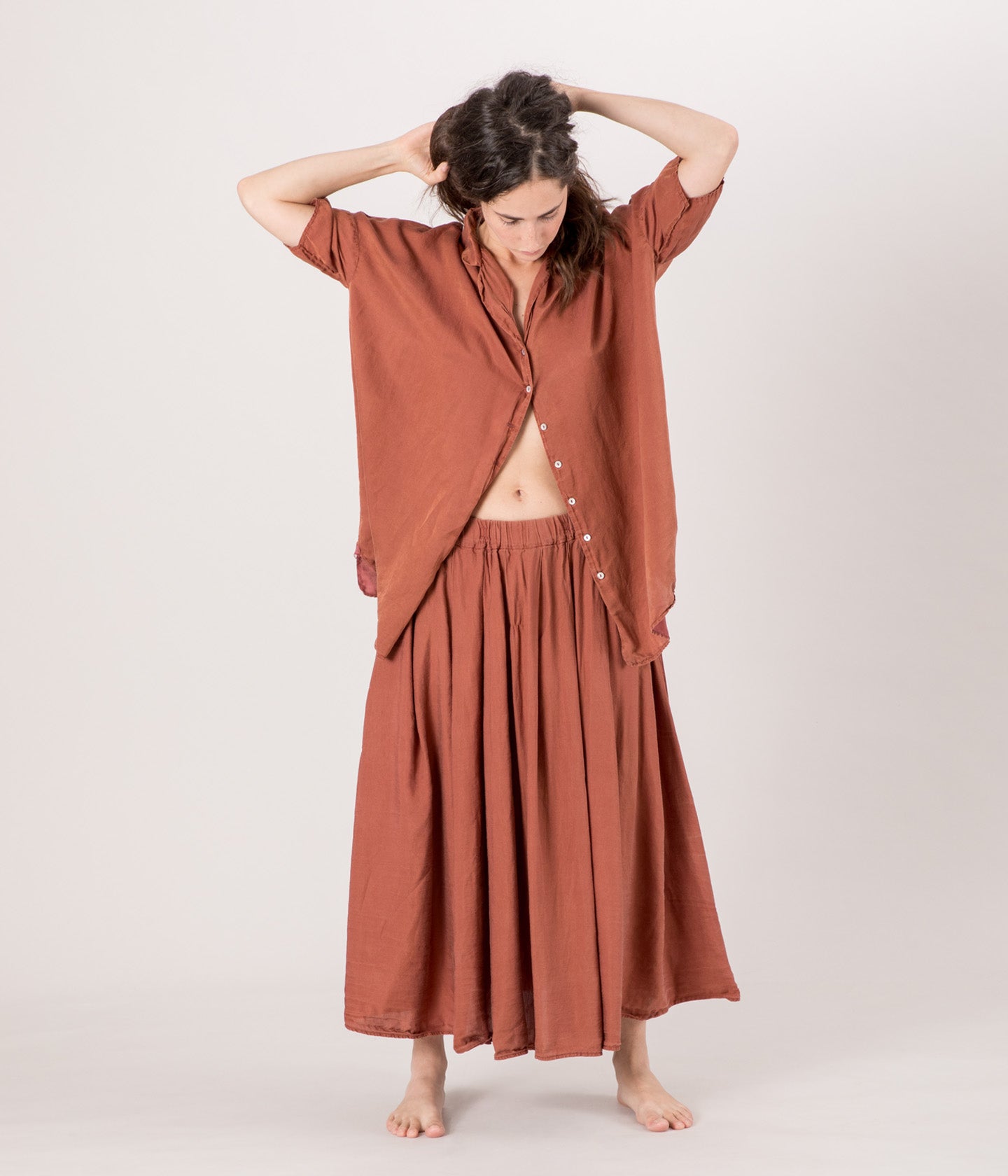 ALBUM DI FAMIGLIA - COLLAR SHIRT SC SILK COTTON - SILK COTTON