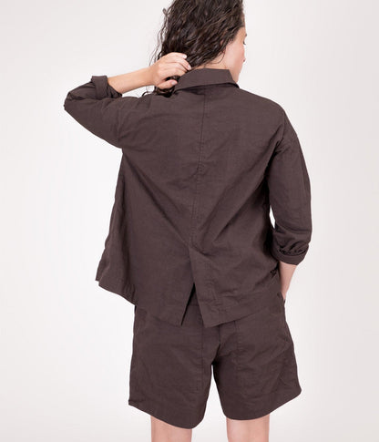 ALBUM DI FAMIGLIA - BLAZER AMPLE EN GABARDINE WG