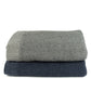 KONTEX - ORGANIC HONEYCOMB WAFFLE TEXTURED TOWEL. NAVY