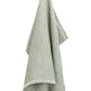 LAPUAN - TERVA WAFFLE TOWEL. OLIVE+WHITE