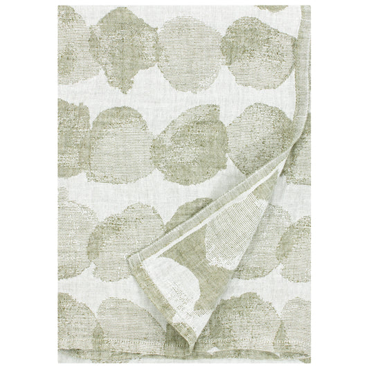 LAPUAN - SADE LINEN KING SIZE BATH TOWEL. OLIVE
