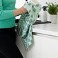 LAPUAN - KOODI LINEN HAND TOWEL. NATURAL+YELLOW