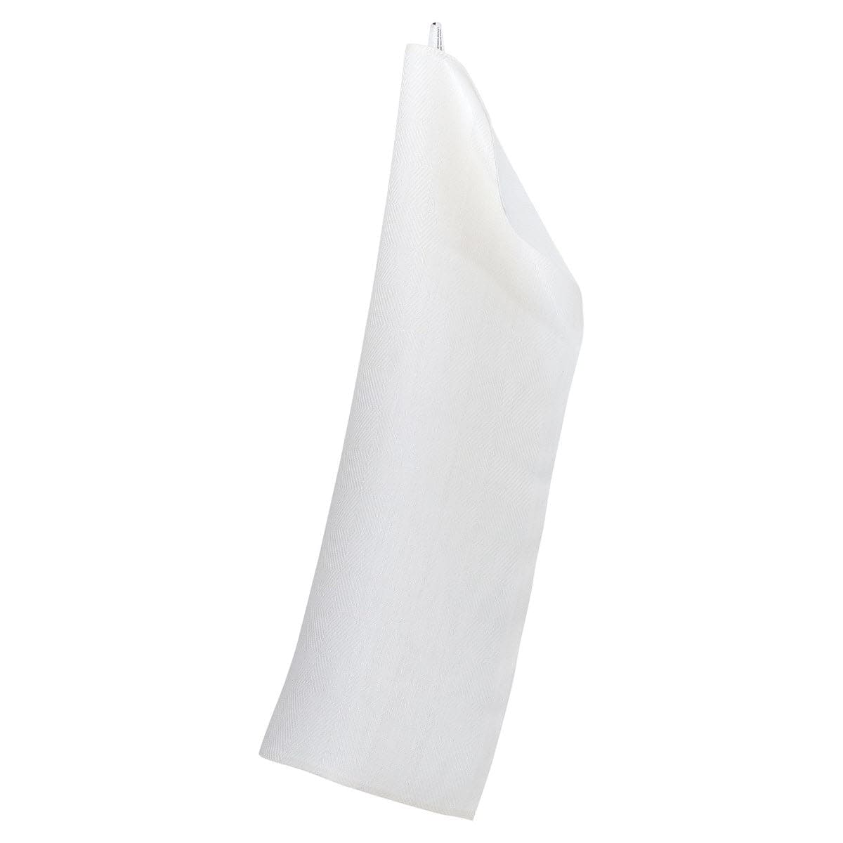 LAPUAN - MARIA LINEN HAND TOWEL. WHITE