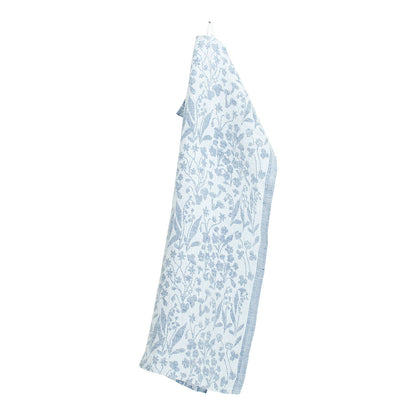 LAPUAN - SERVIETTE EN LIN NIITTY. BLANC+BLEU ORAGE