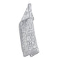 LAPUAN - VILLIYRTIT LINEN TOWEL. NATURAL+BLACK