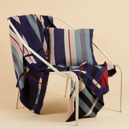 WALLACE+SEWELL - PLAID - RÉÉDITION GUNTA STÖLZL - INDIGO - GRAND