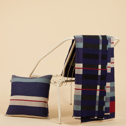 WALLACE+SEWELL - PLAID - RÉÉDITION GUNTA STÖLZL - INDIGO - GRAND