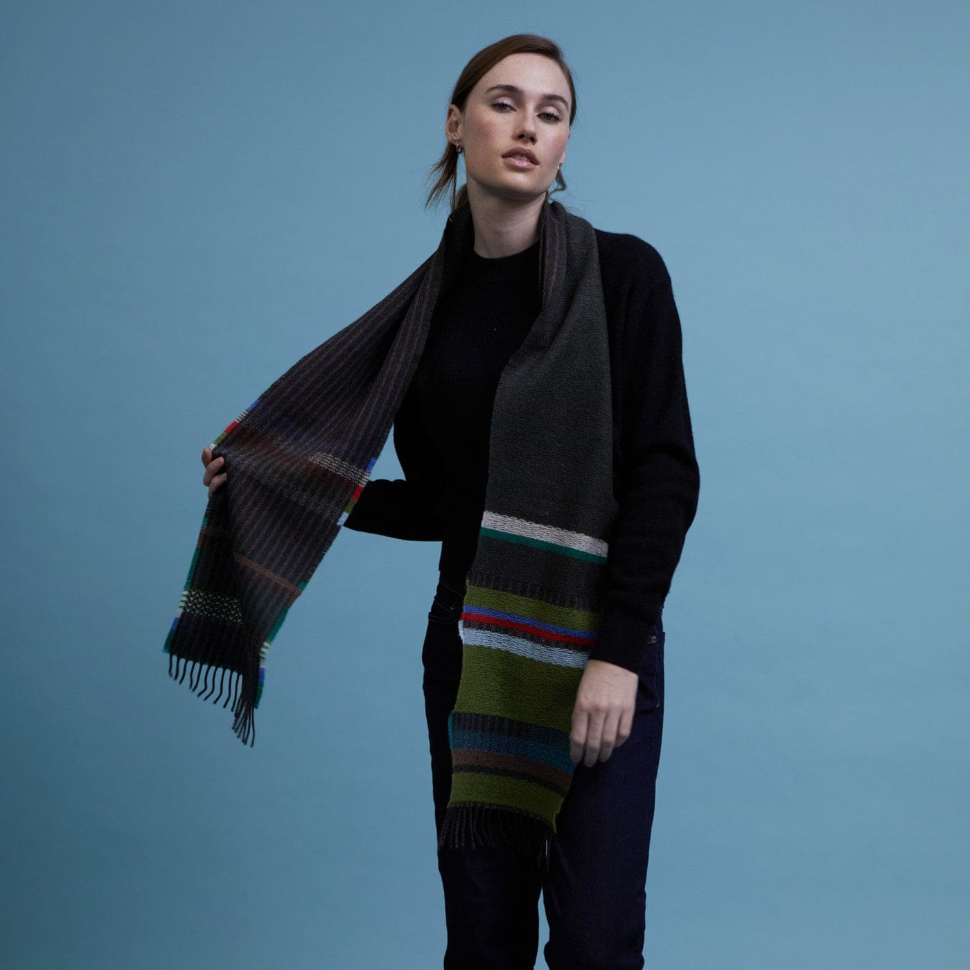 WALLACE+SEWELL - SCARF - DARLAND - GREEN