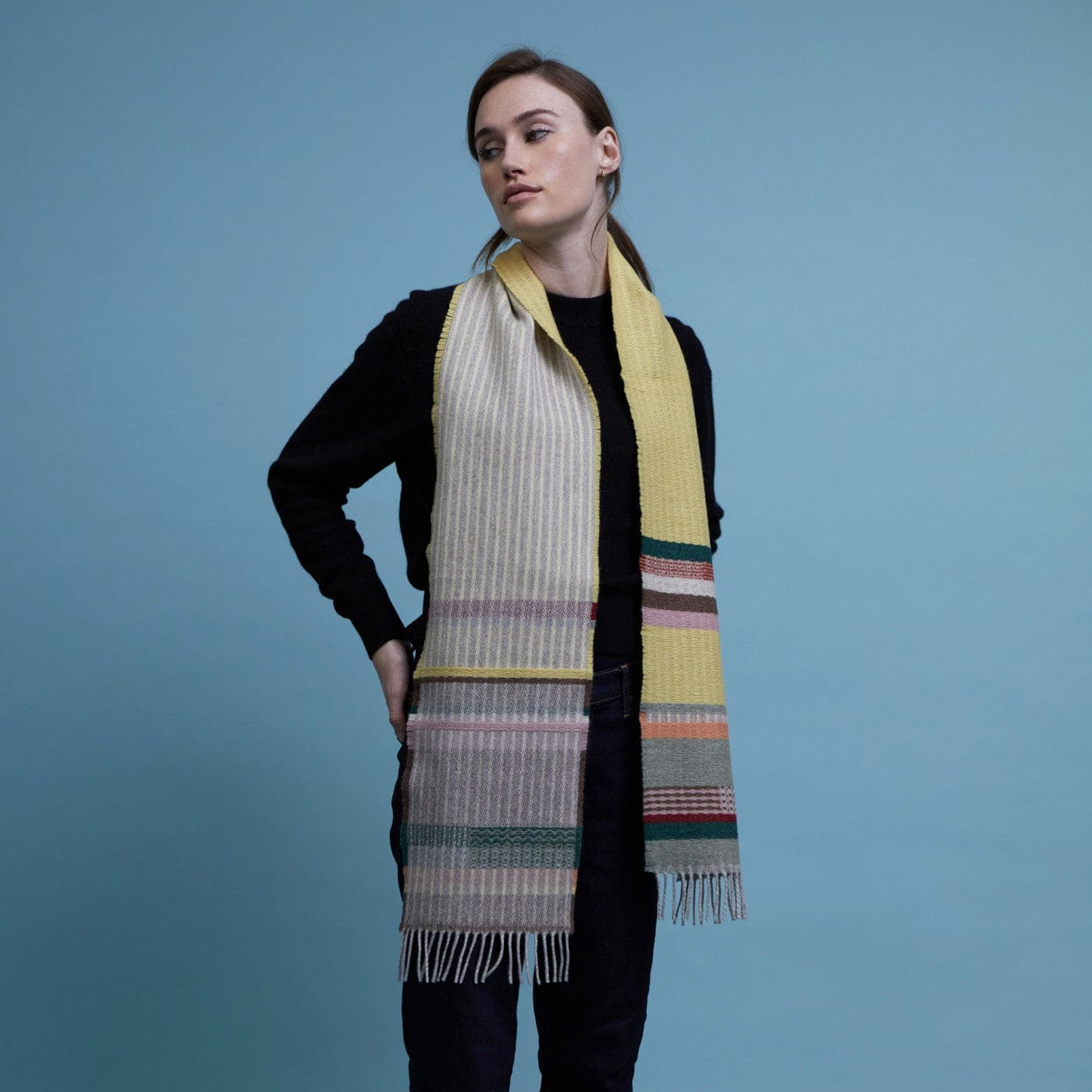 WALLACE+SEWELL - SCARF - DARLAND - YELLOW