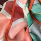 WALLACE+SEWELL - SQUARE SILK SCARF - RIPPLE