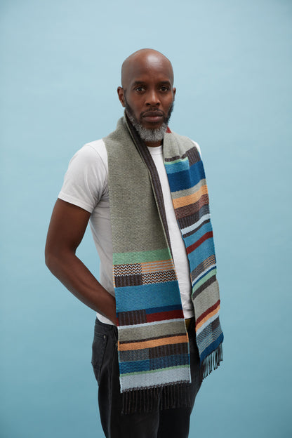 WALLACE+SEWELL - FOULARD - DORVIGNY - BLEU LOVAT