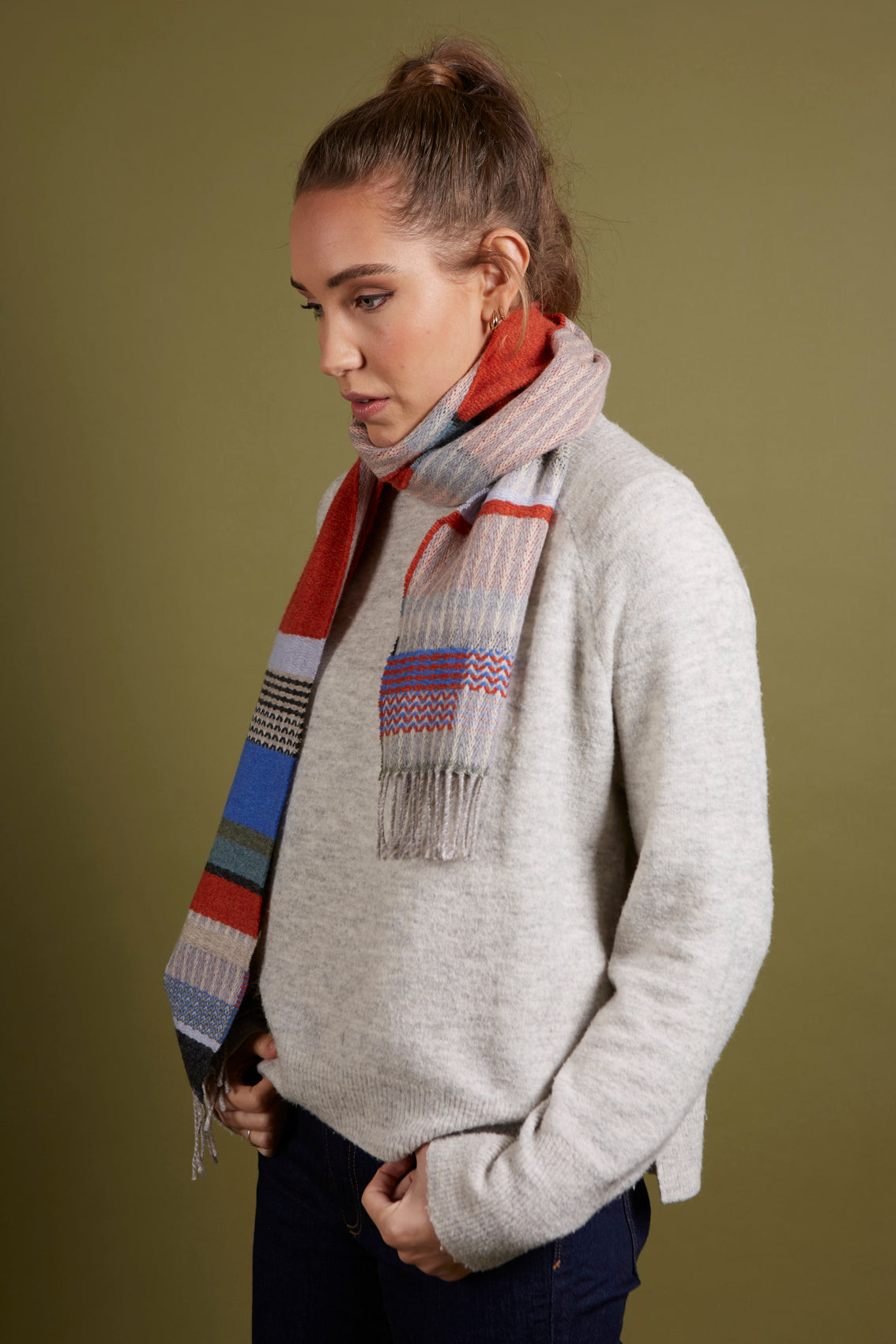 WALLACE+SEWELL - SCARF - DORVIGNY - RUST