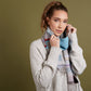 WALLACE+SEWELL - SCARF - DORVIGNY - TURQUOISE