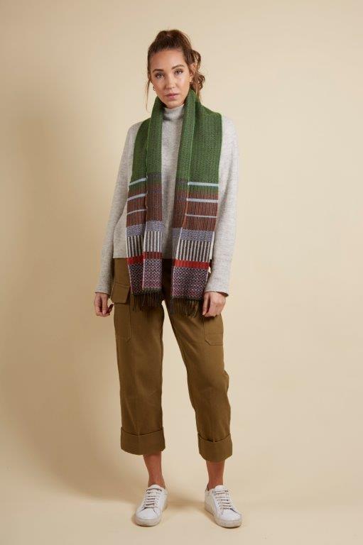 WALLACE+SEWELL - SCARF - ANOUILH - GREEN