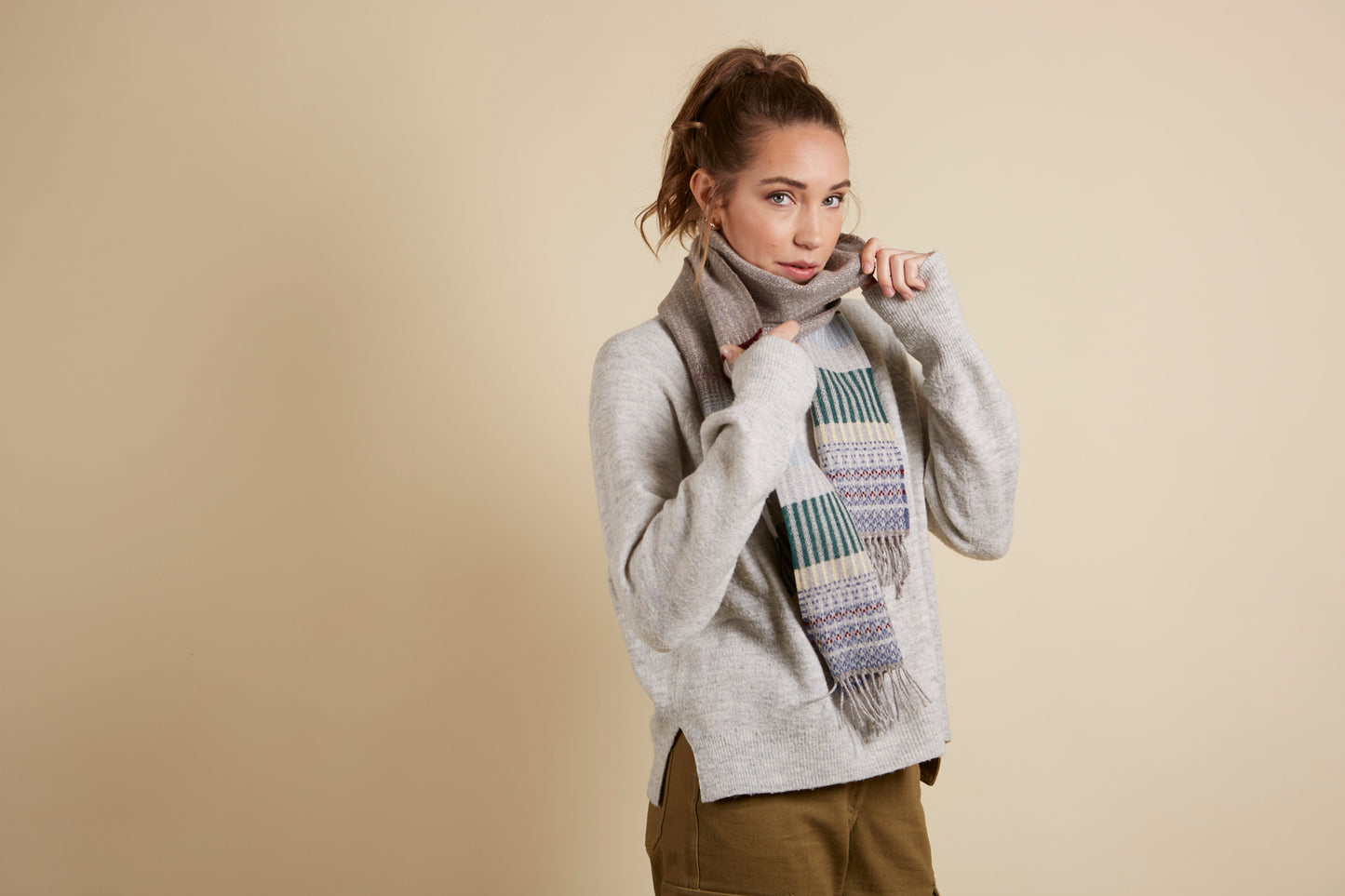 WALLACE+SEWELL - SCARF - ANOUILH - TAUPE