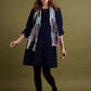 WALLACE+SEWELL - SILK SCARF - CHERUBINA - GUNMETAL