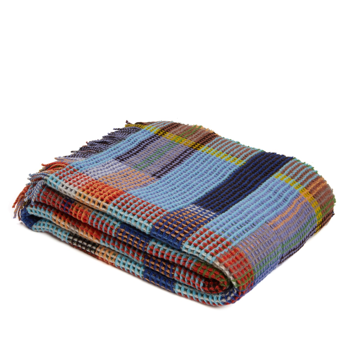 WALLACE+SEWELL - HONEYCOMB THROW - WILDING - LARGE