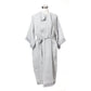 LAPUAN - KASTE PRESHRUNK LINEN BATHROBE. GREY