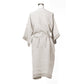 LAPUAN - KASTE PRESHRUNK LINEN BATHROBE. NATURAL