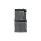 LAPUAN - MAIJA LINEN FACE TOWEL. BLACK