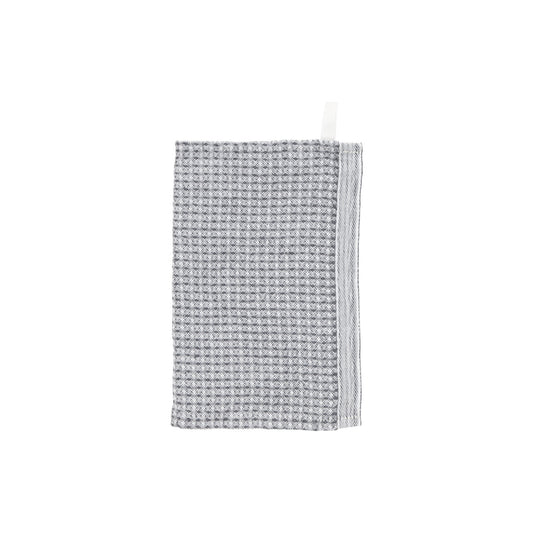 LAPUAN - MAIJA LINEN FACE TOWEL. GREY