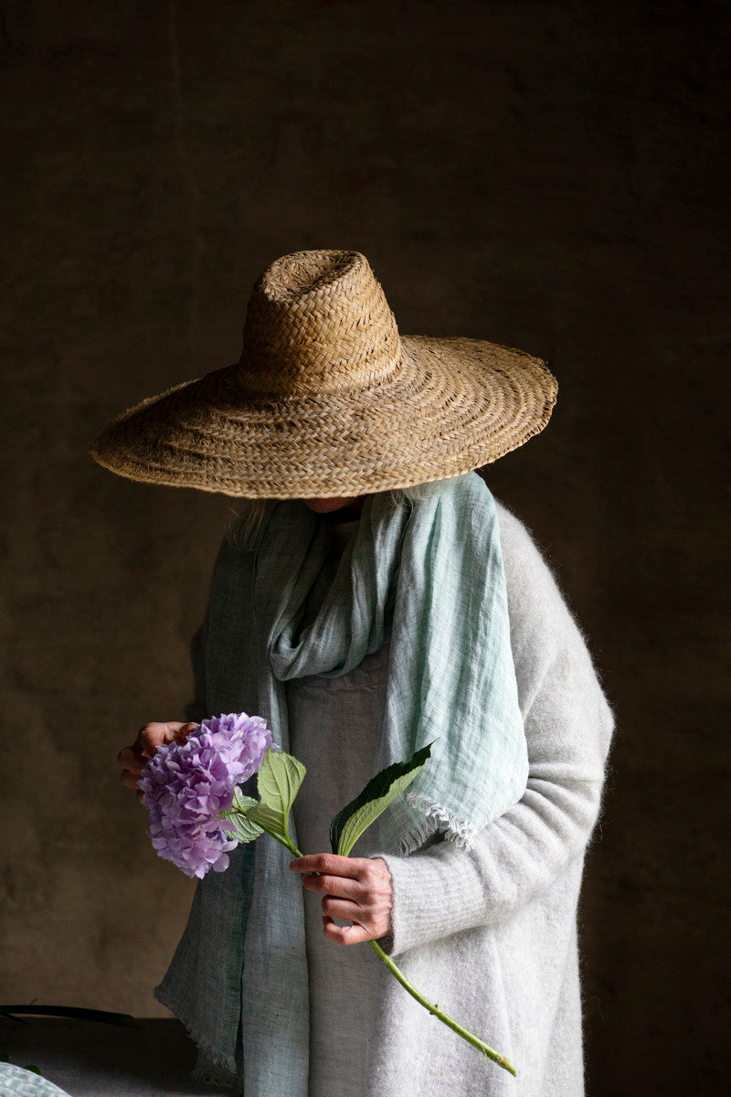 LAPUAN - HALAUS LINEN SCARF. MINT