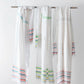 LAPUAN - WATAMU LINEN KING TOWEL. YELLOW + GREEN