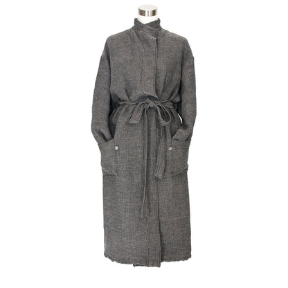 LAPUAN - PEIGNOIR TERVA WAFFLE. NATUREL+NOIR