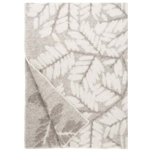 LAPUAN - VERSO WOOL BLANKET. NATURAL